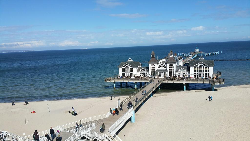 2 Raum Wohnung Morgensonne Mit Balkon Sellin Kültér fotó