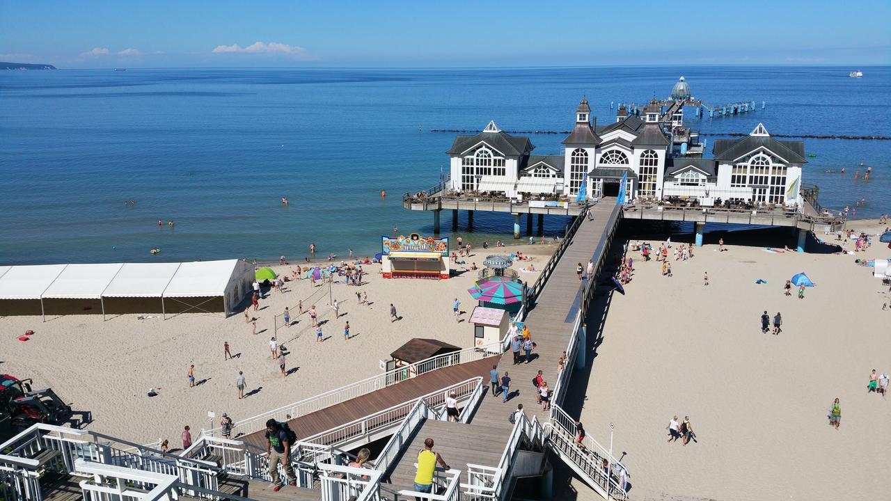 2 Raum Wohnung Morgensonne Mit Balkon Sellin Kültér fotó